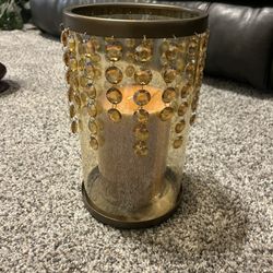 Candle Holder With Candle