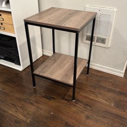 2 Side Tables, Metal Frame