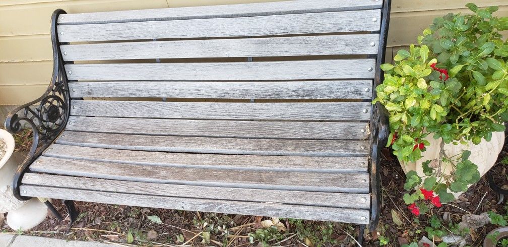 Garden Bench Solid Oak Wood