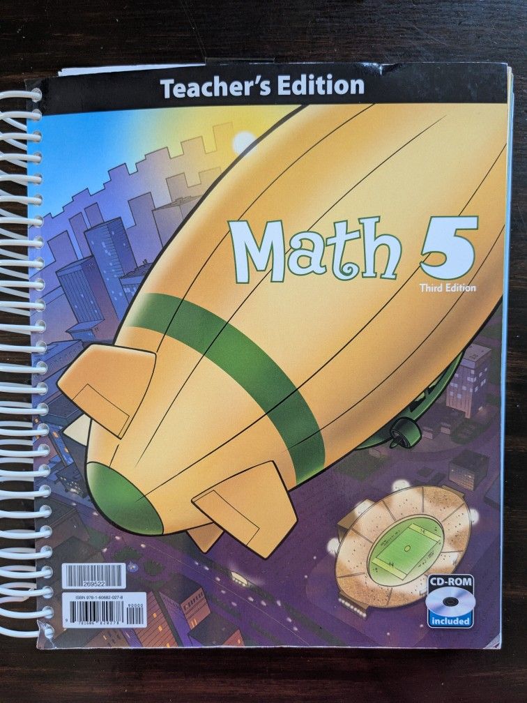 BJU Math 5 Teacher's Edition
