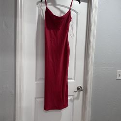 Urban outfitters Red Silk Dress , Size S , Preloved Price $23