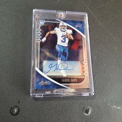 Gabriel Davis Rookie Autograph Card