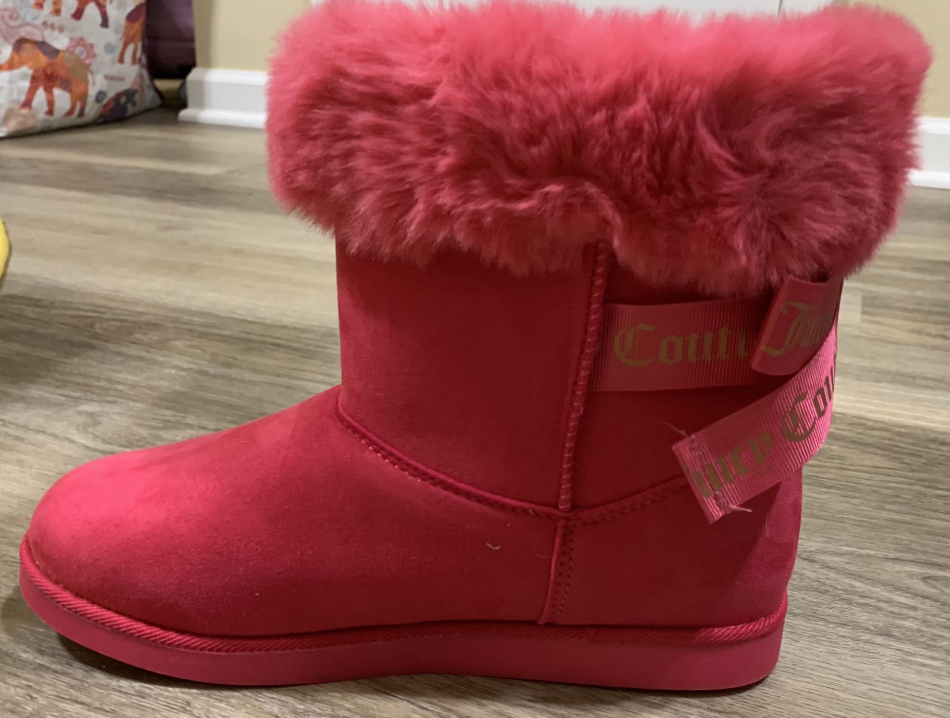 Brand New Juicy Couture Pink Boots Size 8