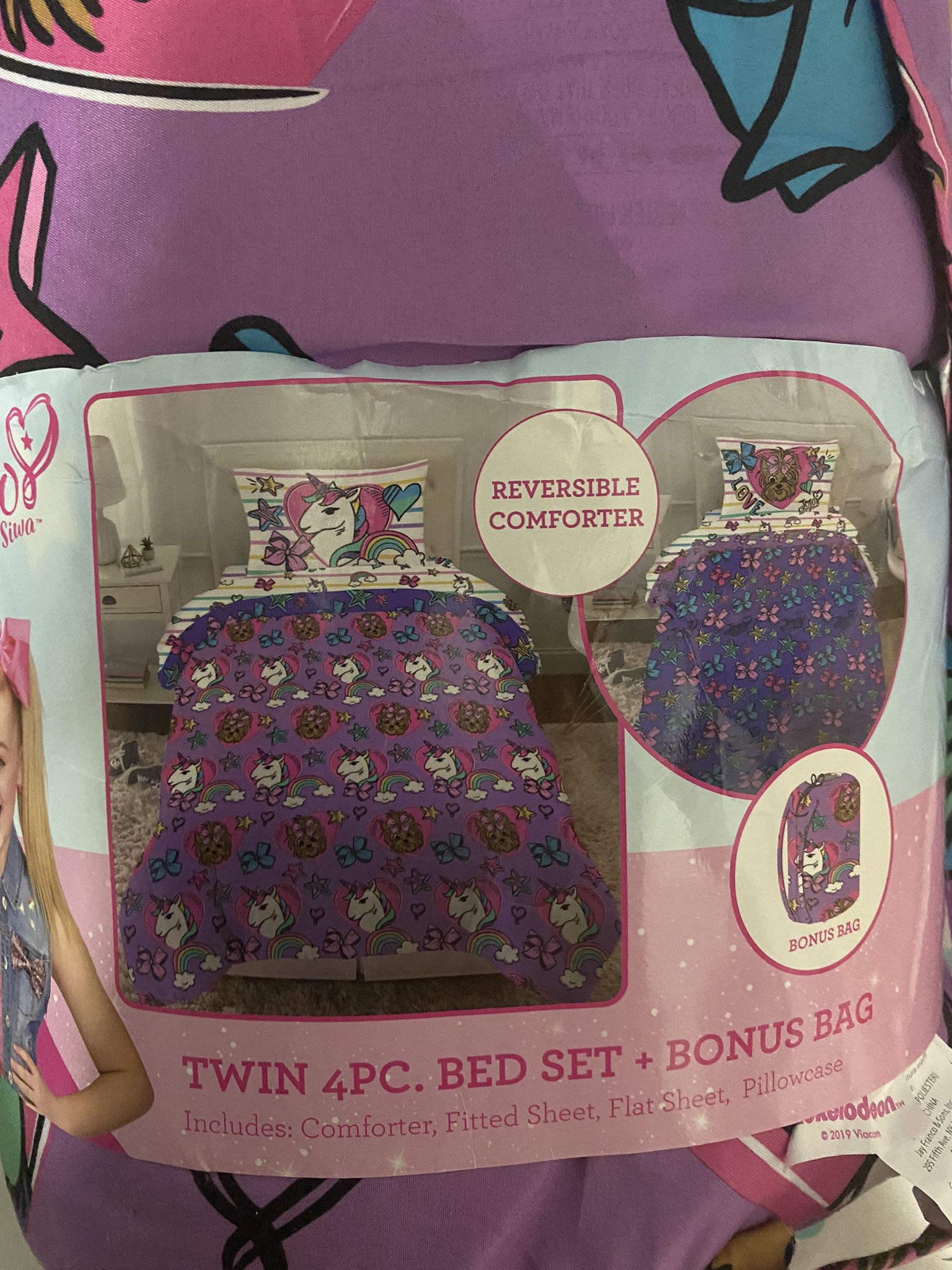 New Girls Twin Bedding Set