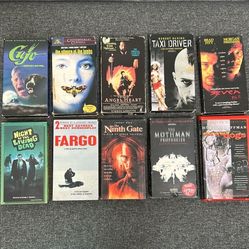Horror VHS Movie Lot 