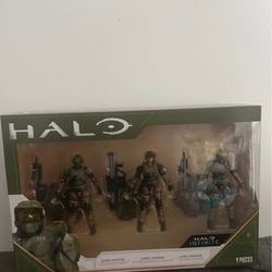 Halo Infinite UNSC Marine Assault Battle Rifles SPNKr Rocket Figure 3-Pack