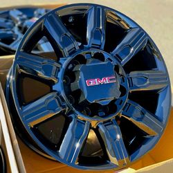 2026 GMC SIERRA 2500 AT4 RIMS OEM NEW.......( 
8 LUG
)