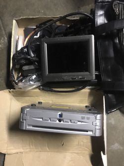 Tv and DVD player for car