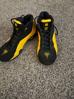 Nike Shox Dunk Force Black University Gold Shoes Size 10.5