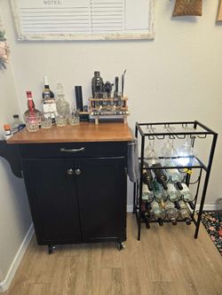 Bar Cart / Wine Rack Bundle