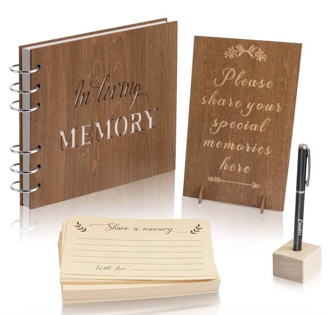 Wooden Memory Book Set