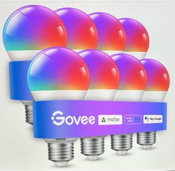 GOVEE Smart Light Bulbs 8 Pack