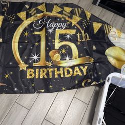 Happy 15th Banner