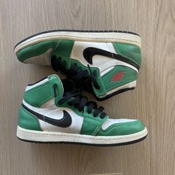 Kids Jordan 1 Retro High Lucky Green, Youth 3