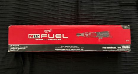 Milwaukee M12 FUEL 1/4" Ratchet Tool-Only