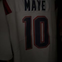 Away Drake Maye Jersey