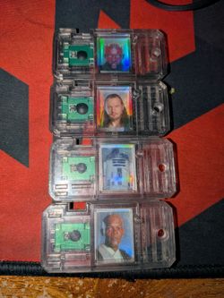 Star Wars Episode I Holographic Character Chips Set of 4