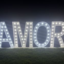 4 Foot Metal Marquee Letters