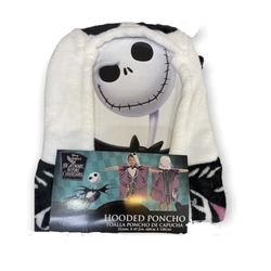 Nightmare Before Christmas Hooded Poncho