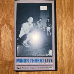 Minor Threat Live VHS Dischord