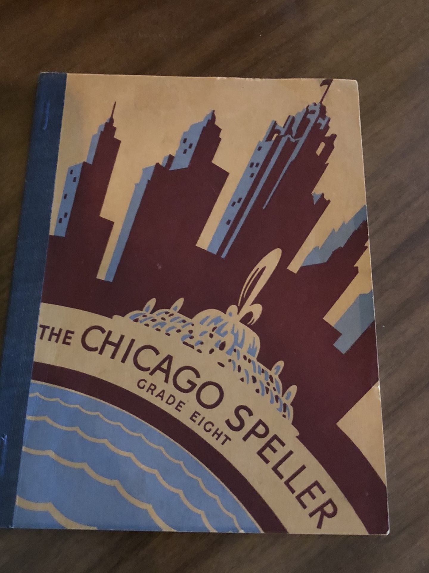 Vintage 1941 Text Book The Chicago Speller Grade Eight .