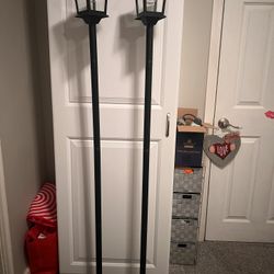 Solar Panel Light Posts 