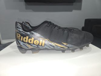 Football Cleats Men’s Size 10 Flash Low Riddell Black Gold