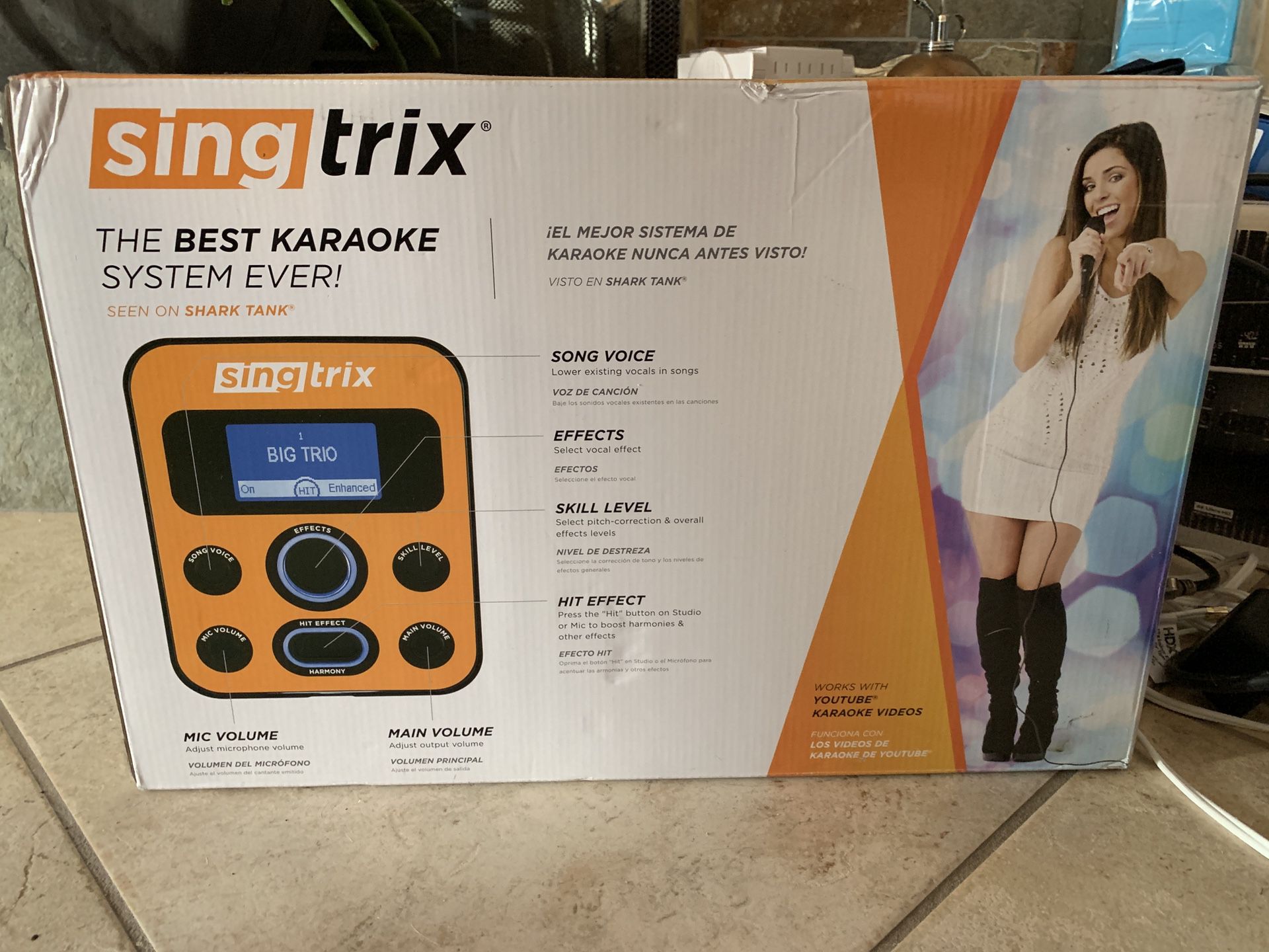 Brand new Sintrix karaoke system in packaging