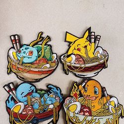 Pokemon Ramen Patches