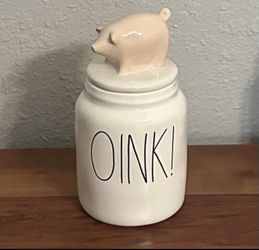 Rae Dunn Farmline Pink Canister