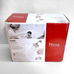 Pfister Selia Brushed Nickel Tub & Shower Faucet Kit with Valve | Open Box | $264 MSRP