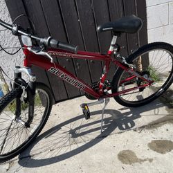 Red Schwinn Ranger 24 Inch Mountain Bike 