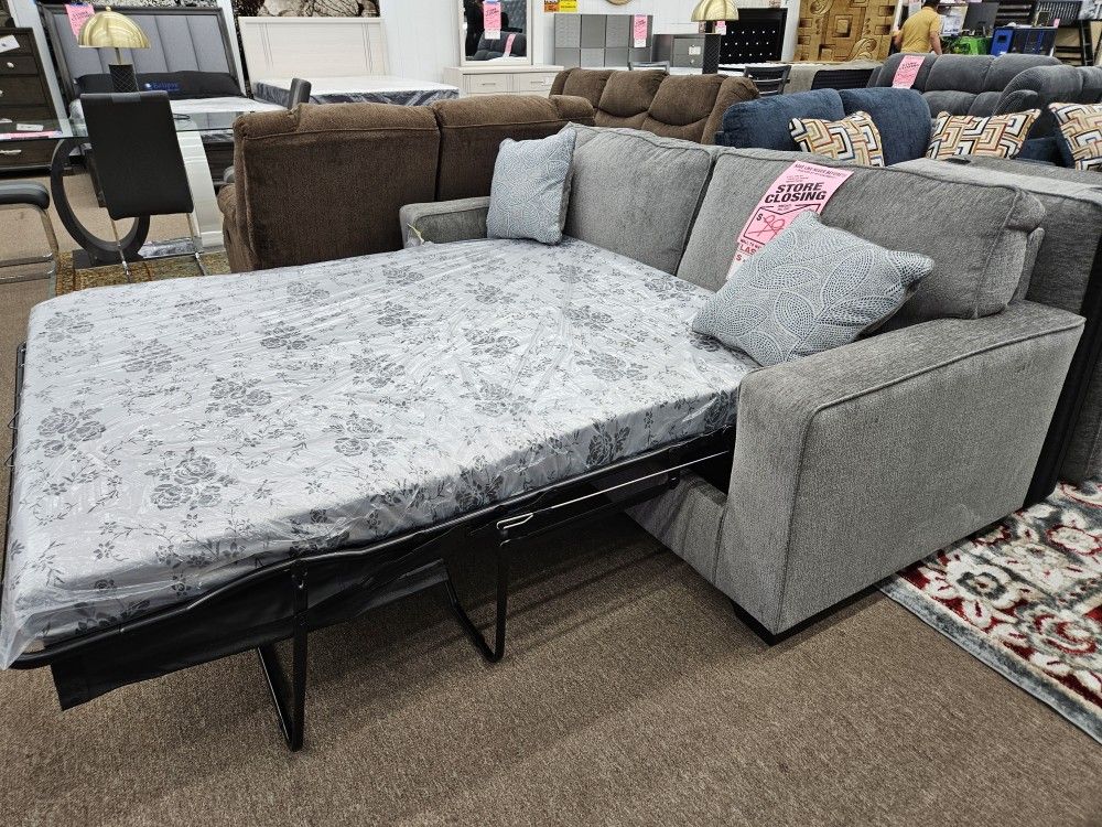 Same Day Delivery Service Payment Plan Available Ashley Altari Alloy Queen Size Sofa Sleeper Special