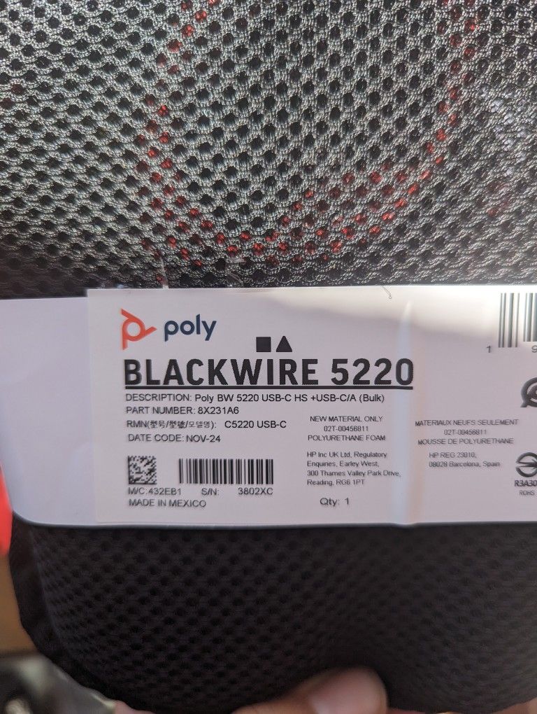 Black Wire Headphones