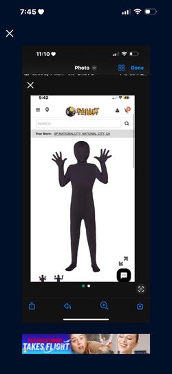 Kids Super Skins Black Skin Suit Costume