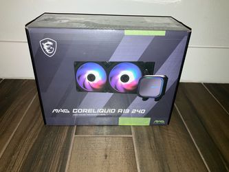 MSI MAG CoreLiquid A13 240 AIO Liquid CPU Cooler, ARGB