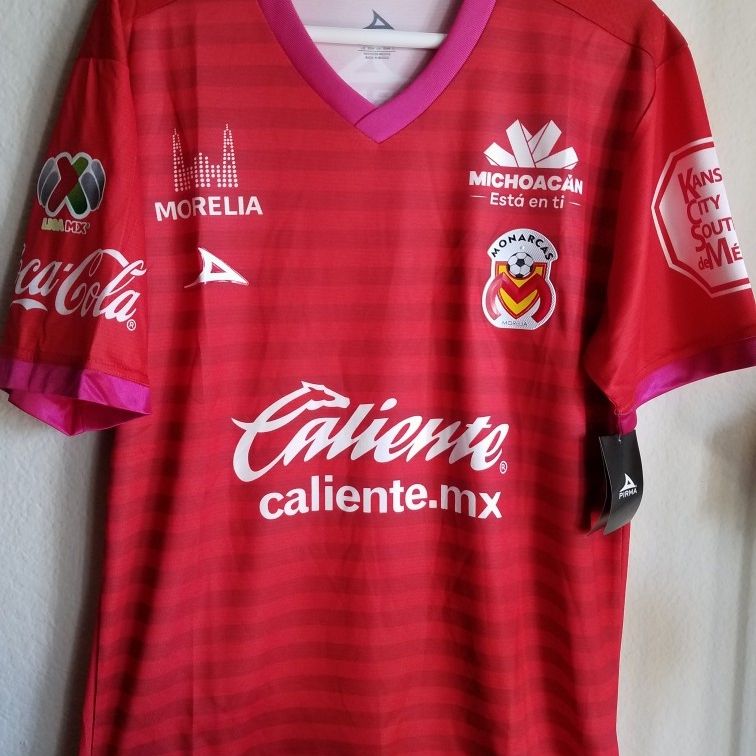 MEXICO Monarcas Atletico Morelia Original Soccer Jersey NEW UNWORN XL Pirma