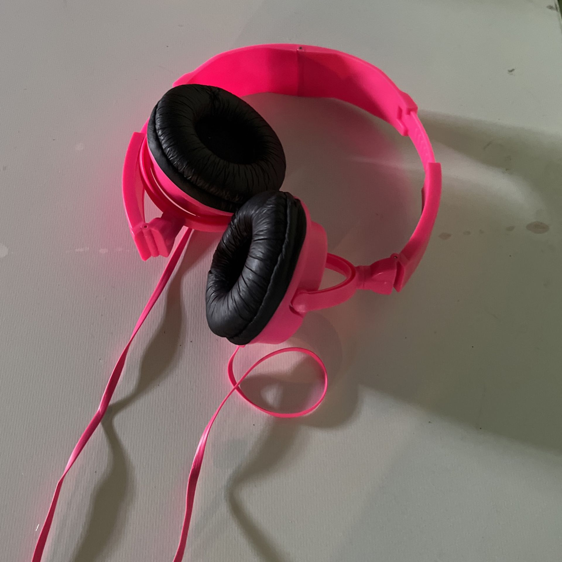 Pink Headphones 