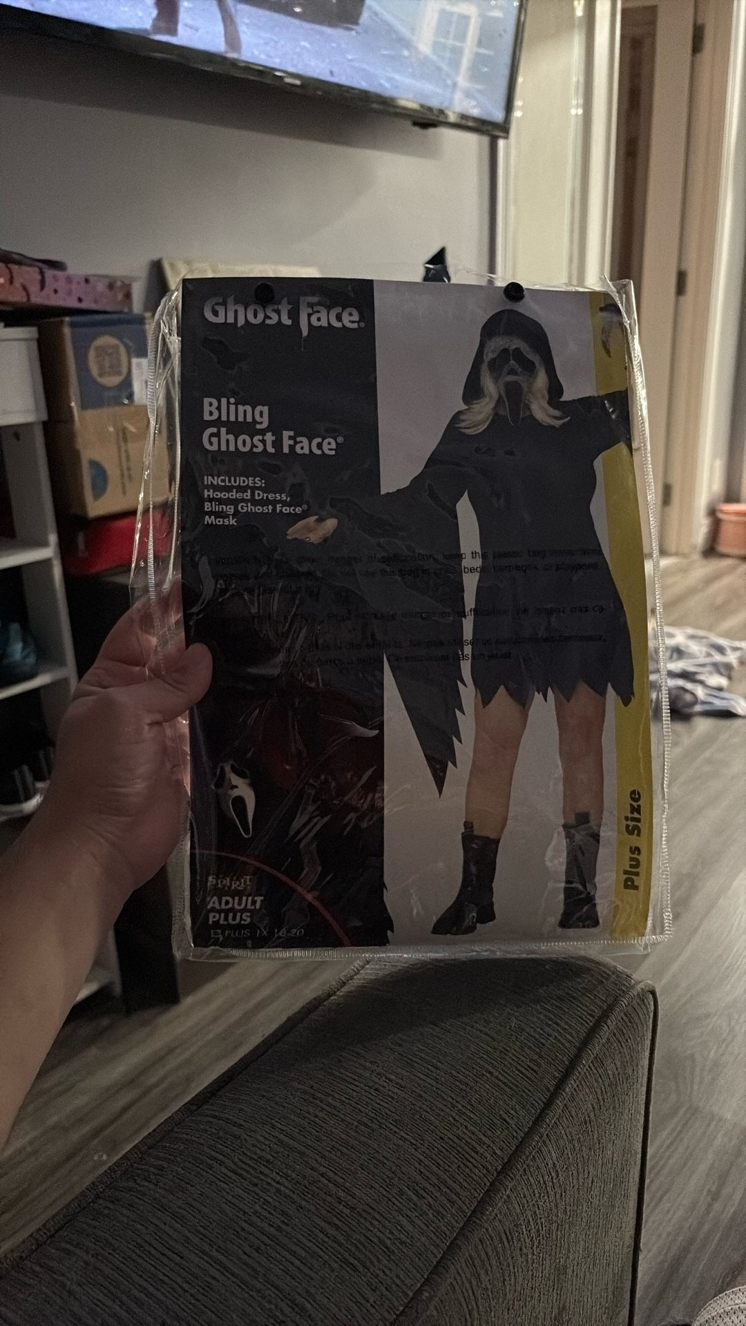 Ghost face Girl Costume 