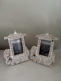 Set of 2 World Market Elephant Frames
