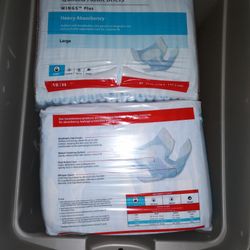 BRIEFS, DAIPERS LARGE 