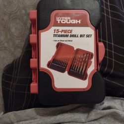 15 PIECE Titanium Drill Bit Set