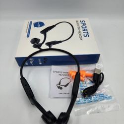Bone Conduction Sports Headphones  – Wireless Blue