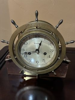 Antique 8 strike ship clock