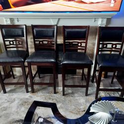 Solid Wood Counter Height Bar Stools