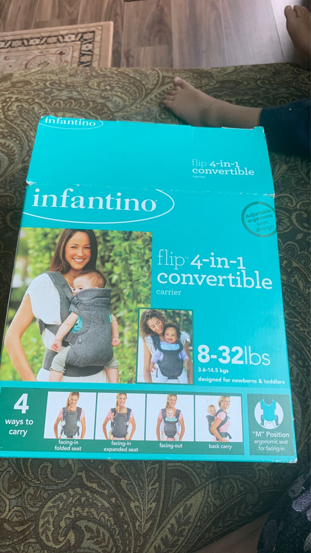 Infantion 4-in-1 convertible Open box still excellent condition! Smoke free pets free home