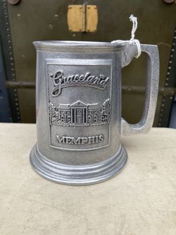 Elvis Presley’s Graceland Mansion MEMPHIS Pewter Tankard