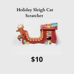 Holiday Sleigh Cat Scratcher