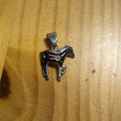 Sterling Horse Pendant 