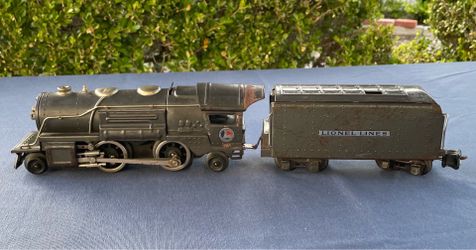Vintage Lionel Pre-war O-Gauge 259E Locomotive With Matching Tender Untested